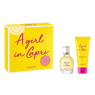 Lanvin - A Girl In Capri - EDT 50 ml + tělové mléko 100 ml