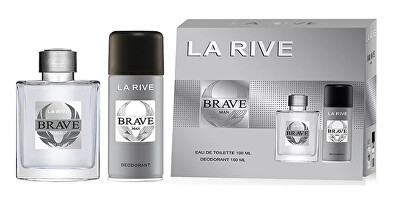 La Rive - Brave Man - EDT 100 ml + deodorant ve spreji 150 ml