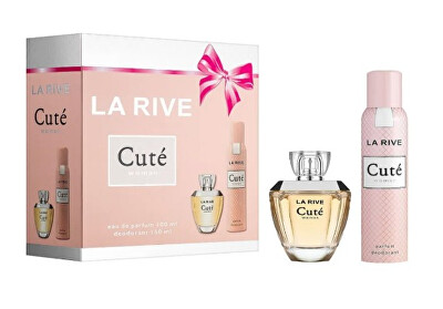 La Rive - Cuté - EDP 100 ml + deodorant ve spreji 150 ml