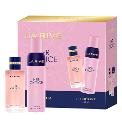 La Rive - Her Choice - EDP 100 ml + deodorant ve spreji 150 ml