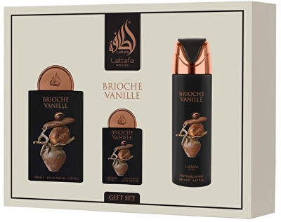 Lattafa - Brioche Vanille - EDP 100 ml + EDP 20 ml + deodorant ve spreji 200 ml