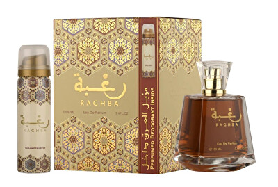 Lattafa - Raghba - EDP 100 ml + deodorant ve spreji 50 ml