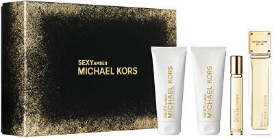 Michael Kors - 2. JAKOST -  Sexy Amber - EDP 100 ml + sprchový gel 100 ml + tělové mléko 100 ml + EDP 10 ml