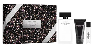 Narciso Rodriguez - Pure Musc - EDP 100 ml + tělové mléko 50 ml + EDP 10 ml
