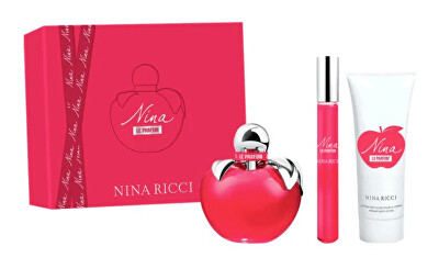 Nina Ricci - Nina Le Parfum - EDP 50 ml + tělové mléko 75 ml + EDP 10 ml (roll-on)