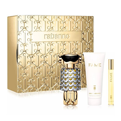 Rabanne - Fame - EDP 80 ml + tělové mléko 100 ml + EDP 10 ml