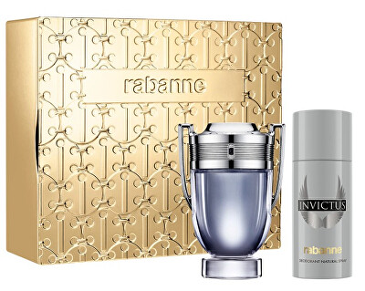 Rabanne - Invictus - EDT 100 ml + deodorant ve spreji 150 ml