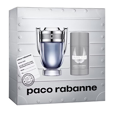 Rabanne - Invictus - EDT 100 ml + tuhý deodorant 75 ml