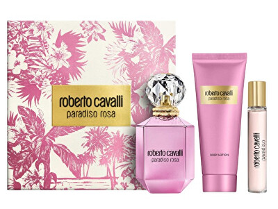 Roberto Cavalli - Paradiso Rosa - EDP 75 ml + testápoló tej 100 ml + EDP 15 ml