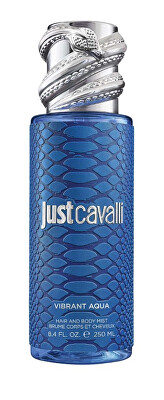 Roberto Cavalli - Vibrant Aqua - spray pentru corp și păr