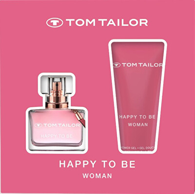 Tom Tailor - Happy To Be - EDP 30 ml + sprchový gel 100 ml
