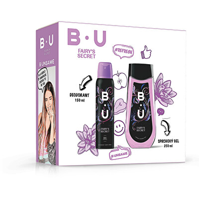 B.U. - Fairy Secret - deodorant ve spreji 150 ml + sprchový gel 250 ml