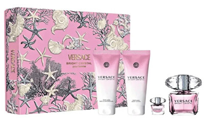 Versace - Bright Crystal - EDT 90 ml + tělové mléko 100 ml + sprchový gel 100 ml + EDT 5 ml