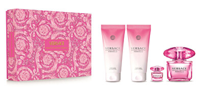 Versace - Bright Crystal Absolu - EDP 90 ml + tělové mléko 100 ml + sprchový gel 100 ml + EDP 5 ml