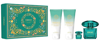 Versace - Crystal Emerald - EDP 90 ml + sprchový gel 100 ml + tělové mléko 100 ml + EDP 5 ml
