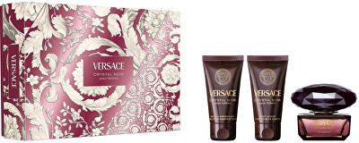 Versace - Crystal Noir - EDP 50 ml + sprchový gel 50 ml + tělové mléko 50 ml