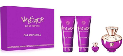 Versace - Dylan Purple - EDP 100 ml + tělové mléko 100 ml + sprchový gel 100 ml + EDP 5 ml