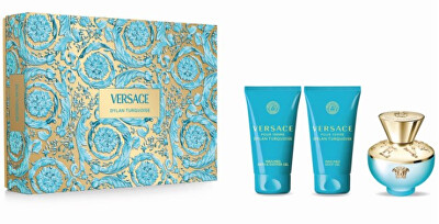 Versace - Dylan Turquoise - EDT 50 ml + parfémovaný tělový gel 50 ml + sprchový gel 50 ml