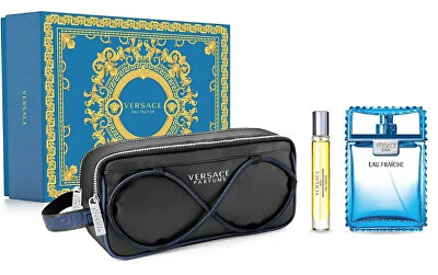 Versace - Eau Fraiche Man - EDT 100 ml + EDT 10 ml + kosmetická taštička