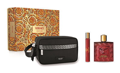 Versace - Eros Flame - EDP 100 ml + EDP 10 ml + kosmetická taška