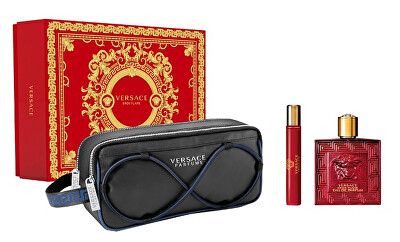 Versace - Eros Flame - EDP 100 ml + EDP 10 ml + kosmetická taška