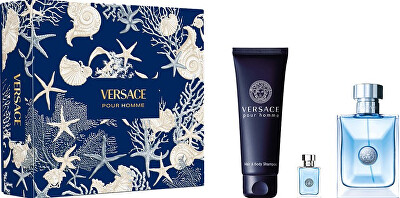 Versace - Pour Homme - EDT 100 ml + sprchový gel 150 ml + EDT 5 ml