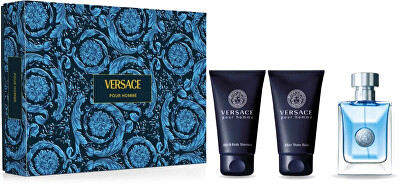 Versace - Pour Homme - EDT 50 ml + sprchový gel 50 ml + balzám po holení 50 ml