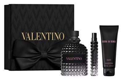 Valentino - Uomo Born In Roma - EDT 100 ml + gel de duș 75 ml + EDT 10 ml