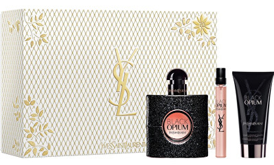 Yves Saint Laurent - Black Opium - EDP 50 ml + tělové mléko 50 ml + EDP 10 ml