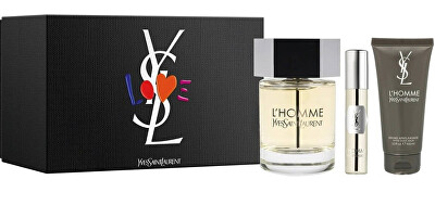 Yves Saint Laurent - L´Homme - EDT 100 ml + balzám po holení 50 ml + EDT 10 ml
