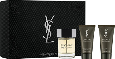 Yves Saint Laurent - L´Homme - EDT 100 ml + sprchový gel 50 ml + balzám po holení 50 ml