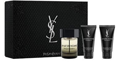 Yves Saint Laurent - La Nuit De L´Homme - EDT 100 ml + sprchový gel 2 x 50 ml