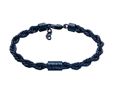 Armani Exchange - Stílusos férfi aranyozott acél karkötő AXG0165470
