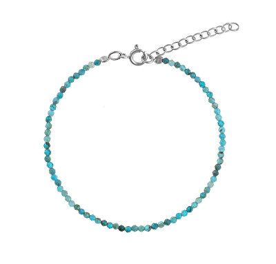 AGAIN Jewelry - Korálkový náramek z apatitu AJKNR001