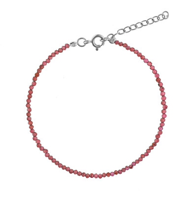 AGAIN Jewelry - Korálkový náramek z granátu AJKNR006