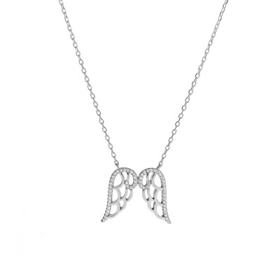 AGAIN Jewelry - Stříbrný náhrdelník Andělská křídla AJNA0001