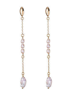 Alisia - Dlouhé visací náušnice se sladkovodními perlami AL5116.01.000