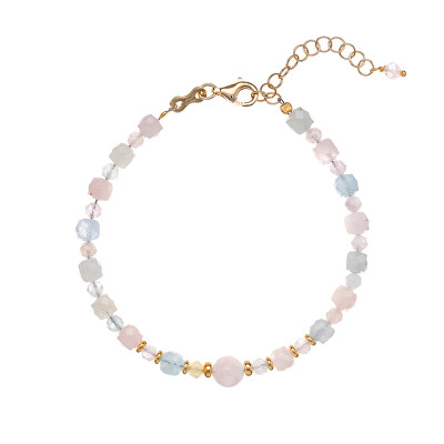 Alisia - Hravý korálkový náramek z morganitu AL3769-Oro