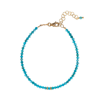 Alisia - Korálkový náramek z apatitu AL1631-Oro-Apatite