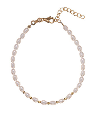 Alisia - Korálkový náramek z říčních perel AL4906-Oro