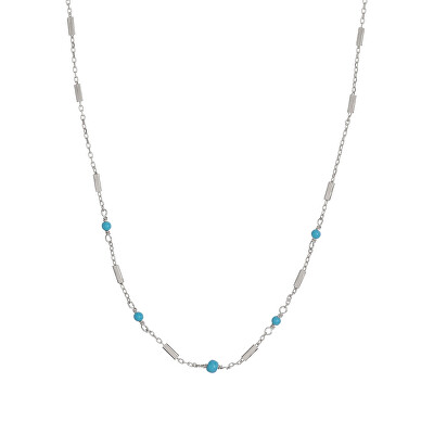 Alisia - Něžný stříbrný náhrdelník s tyrkysem AL3243-Argento-Turchese