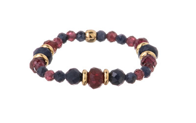 Alisia - Překrásný prsten z granátu a safíru AL5238.01.000.D