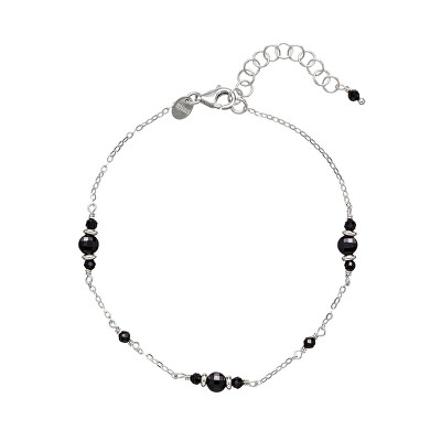 Alisia - Stříbrný náramek s černým spinelem AL4268-Argento-Spinello