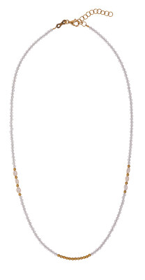 Alisia - Třpytivý náhrdelník se zirkony a perlami AL4812.01.000