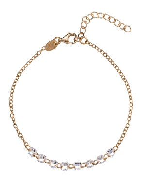 Alisia - Úchvatný pozlacený náramek s čirými zirkony AL5057.01.000