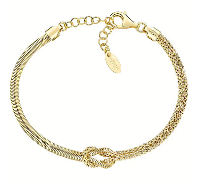 Amen - Elegantní pozlacený náramek Love Knot BRNOAMGG1