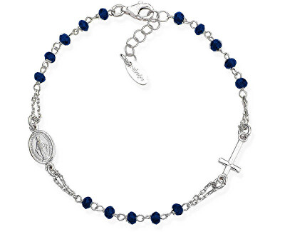 Amen - Originální stříbrný náramek s krystaly Rosary BROBBL3