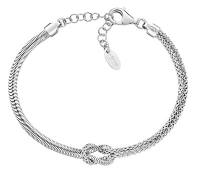 Amen - Elegantní stříbrný náramek Love Knot BRNOAMBB1