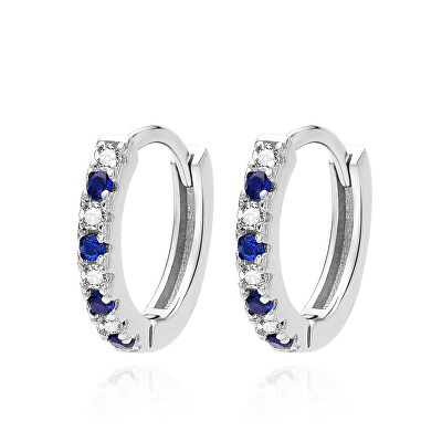 Agato - Kruhové náušnice se zirkony AGUC3538-DB