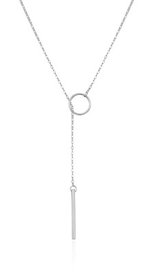 Agato - Minimalistický stříbrný náhrdelník pro ženy AGT-N006W